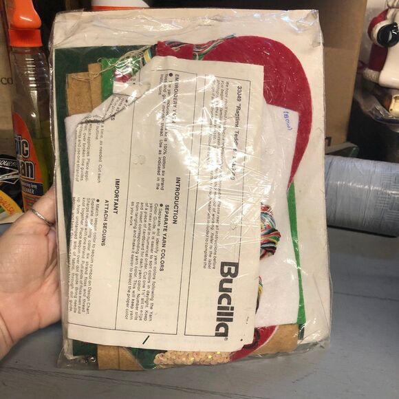 Bucilla “Ragtime Teddies” 15” Felt Stocking Kit, Christmas Craft, Holiday kit - Picture 8 of 8